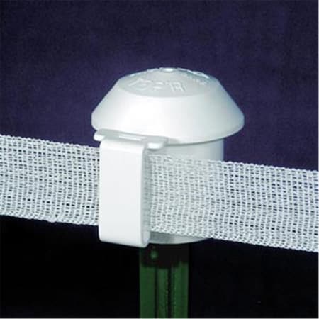 Powerfields T-Post Cap White, 10PK R-4-W